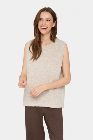 SAINT TROPEZ Pullover 'Gela' i grå: forside