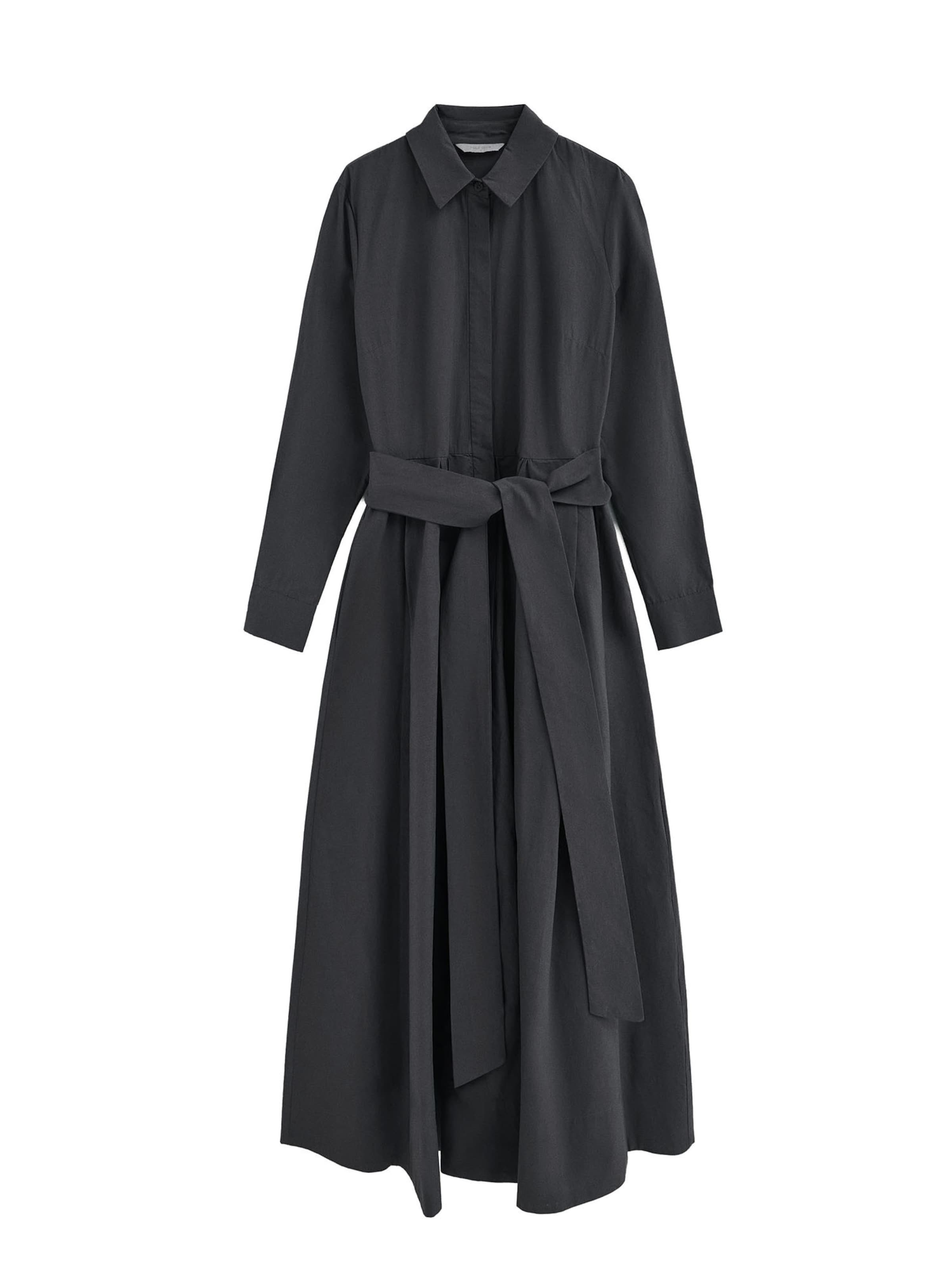 Polo Club Shirt Dress in Blue: front