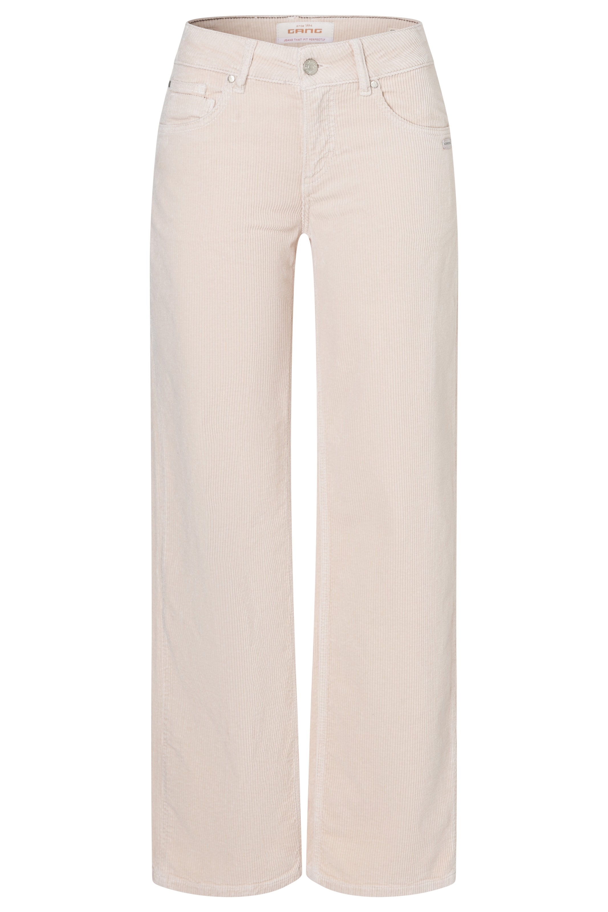 Gang Hose in Beige: Vorderseite