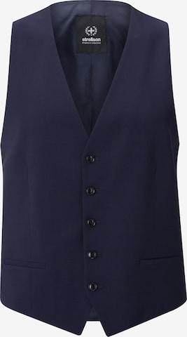 STRELLSON Slim fit Gilet ' Ves ' in Blauw: voorkant