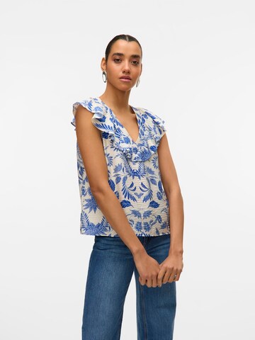 Chemisier 'VMKAIA' VERO MODA en beige : devant