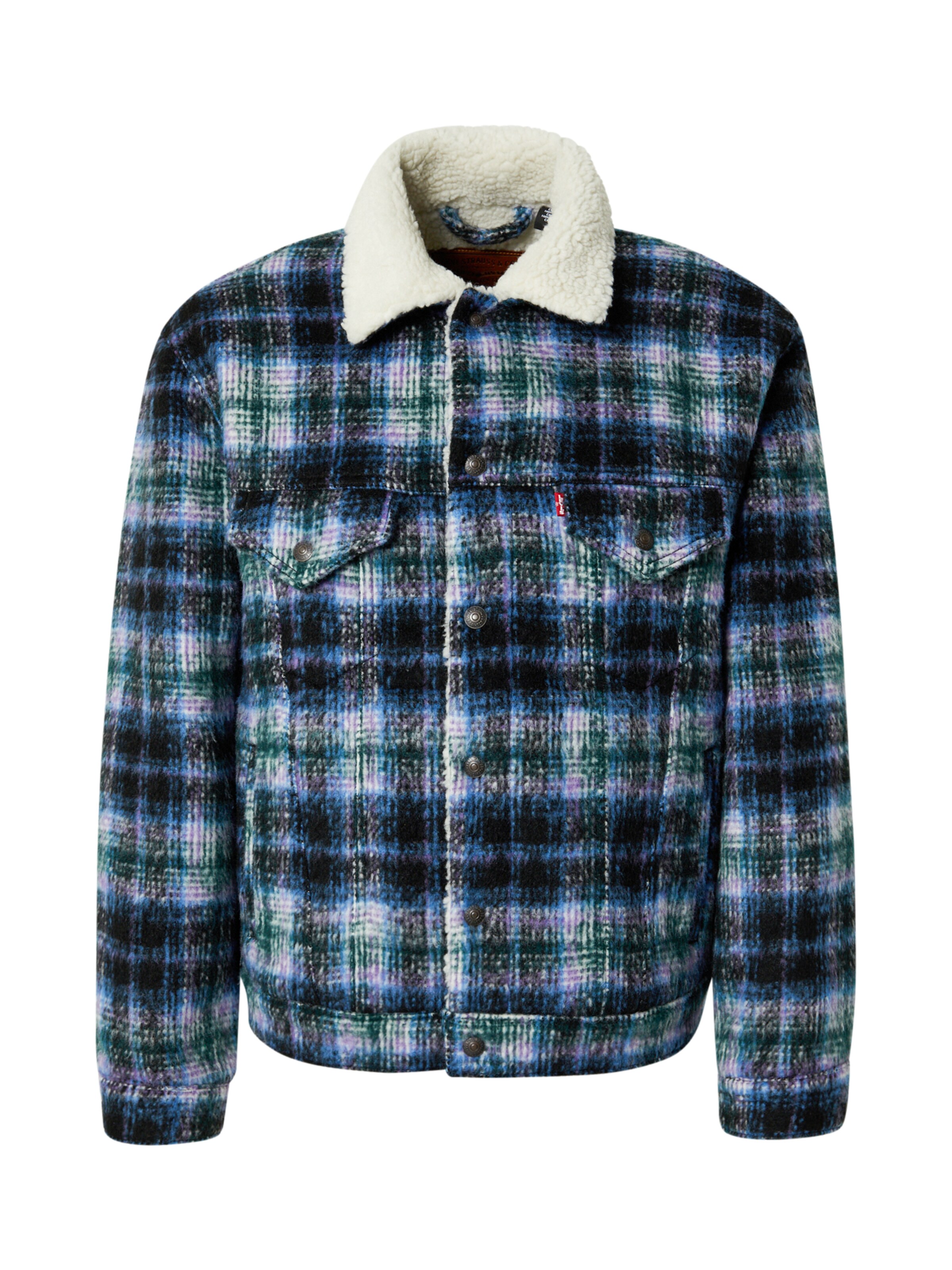 Coupe regular Veste mi-saison 'Vintage Fit Sherpa Trucker' LEVI'S ® en mélange de couleurs : devant
