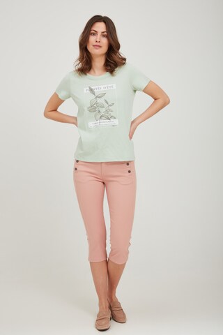 Fransa Slim fit Pants in Pink