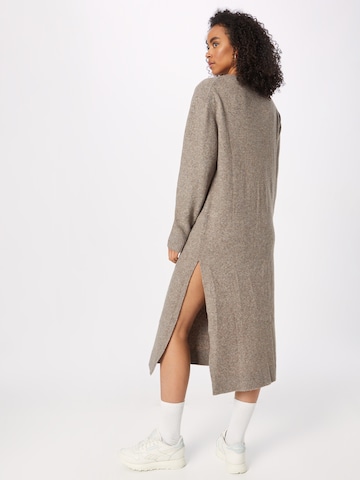 WEEKDAY Knitted dress 'Ellen' in Brown