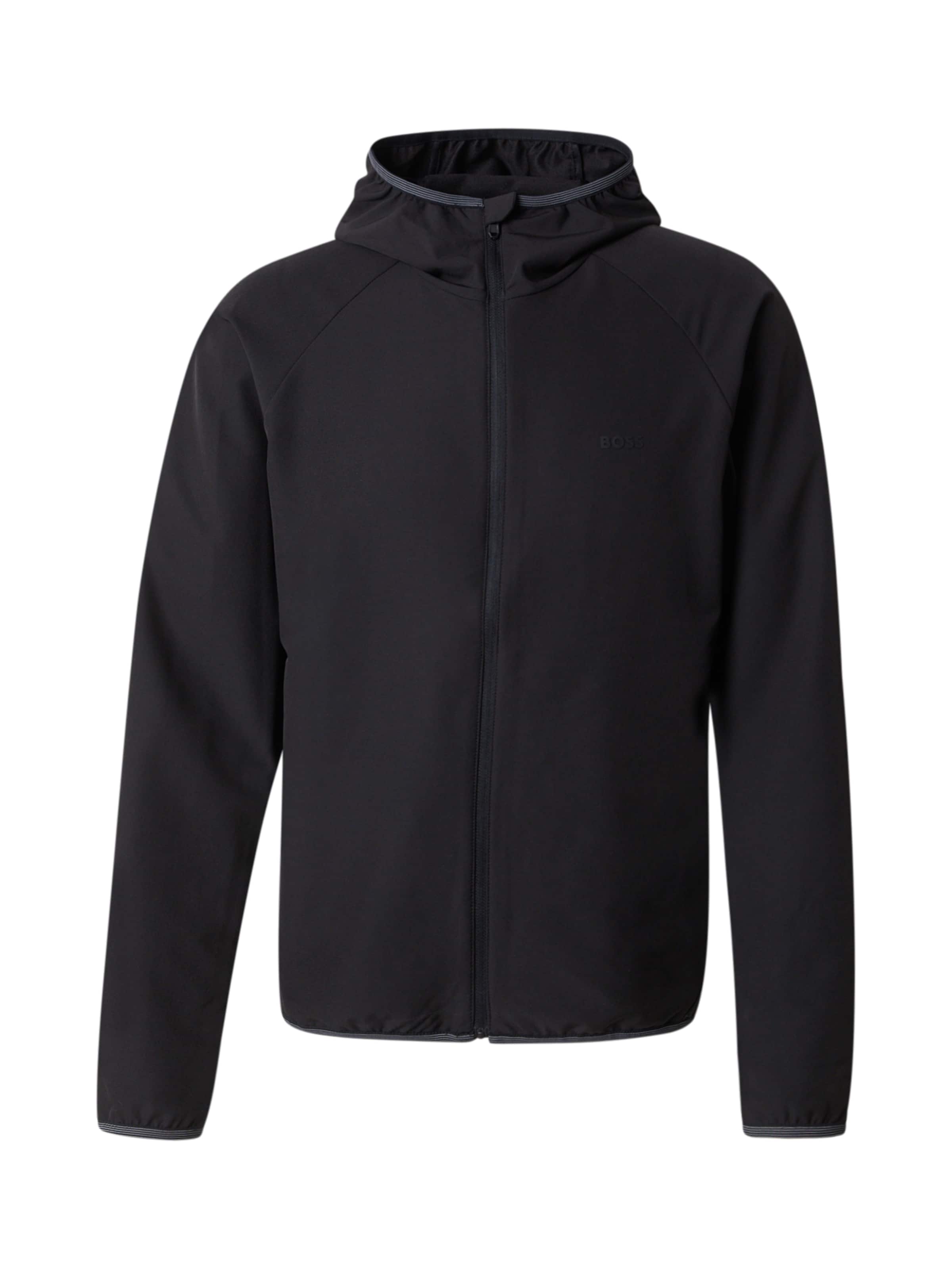 BOSS Between-Season Jacket 'Commuter' in Black: front