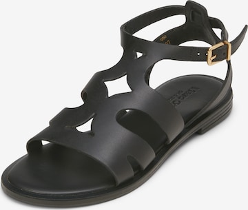 Marc O'Polo Sandale in Schwarz: Vorderseite