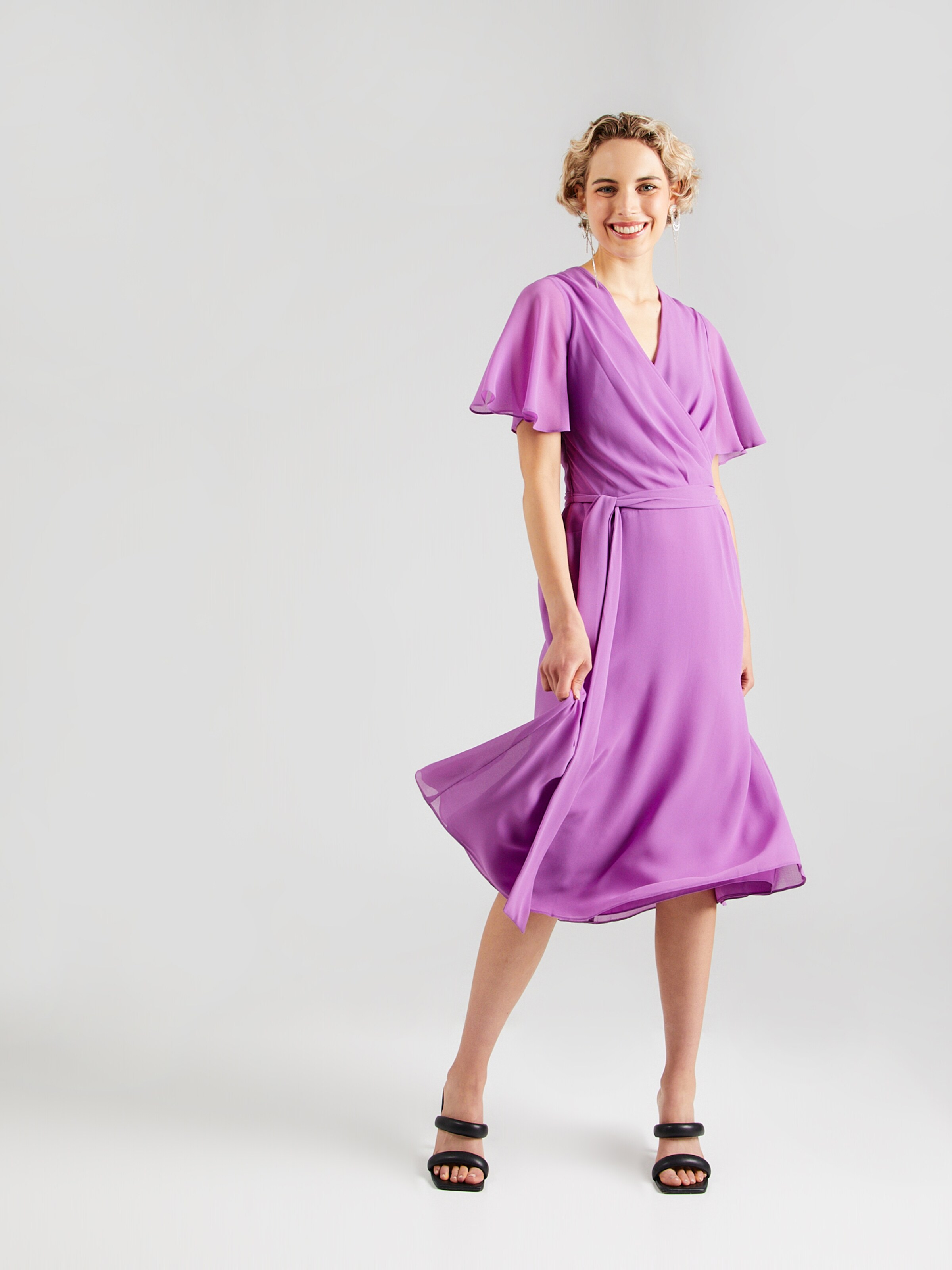 Lauren ralph lauren purple dress discount