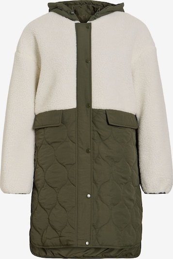 VILA Wintermantel in XS in creme / grün, Produktansicht