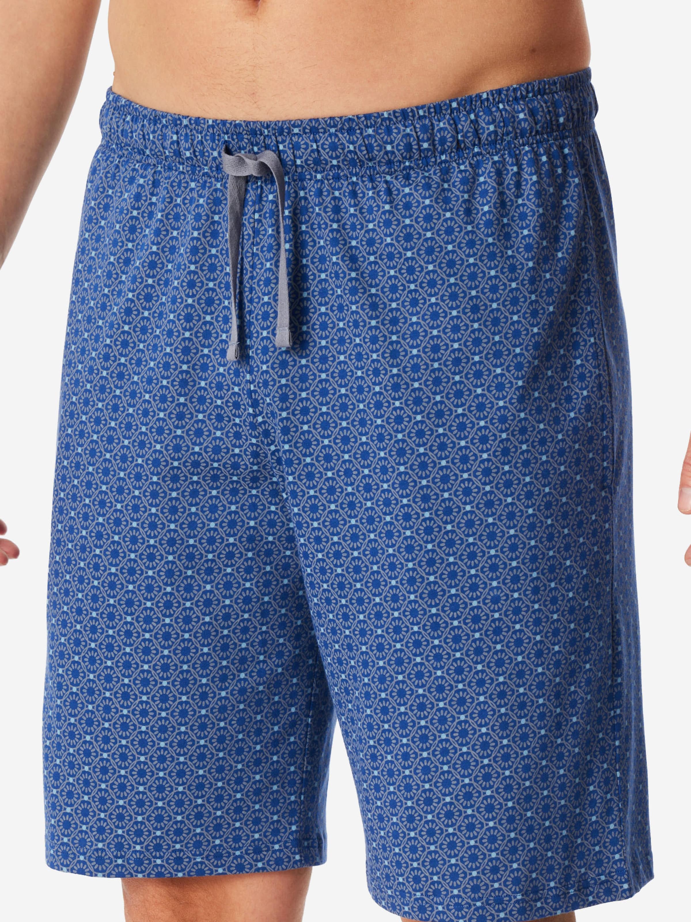 SCHIESSER Pajama pants ' Mix & Relax ' in Blue: front