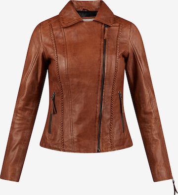 7ELEVEN Tussenjas 'SEJady' in Bruin: voorkant