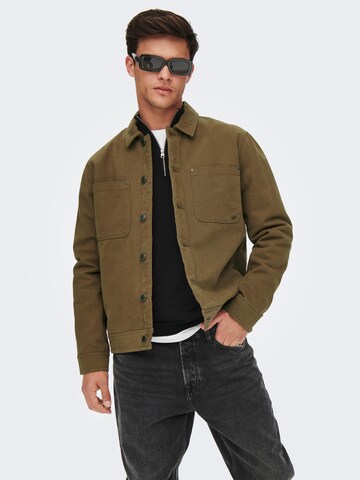 Only & Sons Jacke 'EARL' in Braun