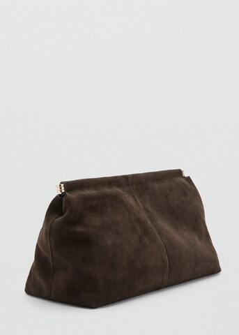MANGO Clutch 'Min Paulo' in Brown
