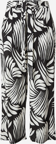 Pantaloni cutați 'Ci44ra' de la Hailys pe negru: față