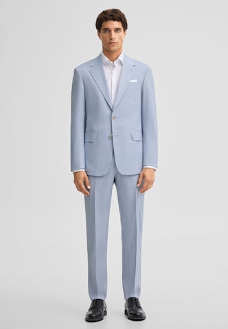 STRELLSON Regular Trousers with creases in Blue
