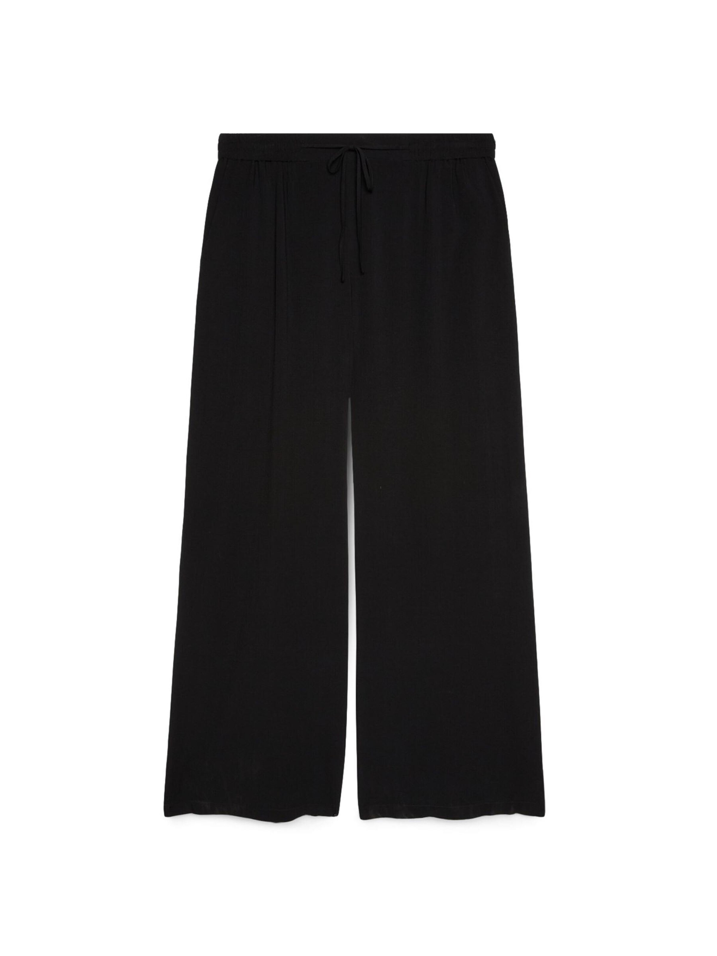 Pantaloni di Fiorella Rubino in nero: frontale