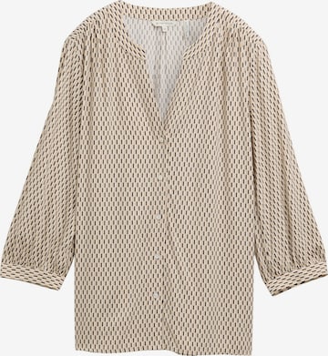 TOM TAILOR Blouse in Beige: front