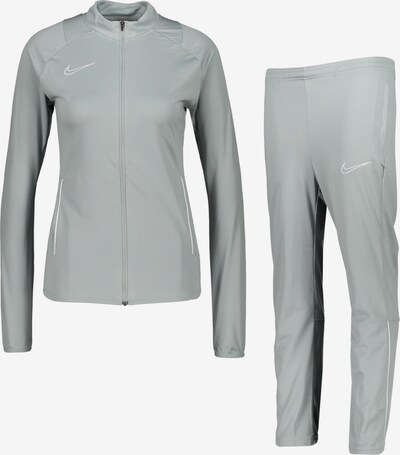 NIKE Trainingsanzug in hellgrau / weiß, Produktansicht