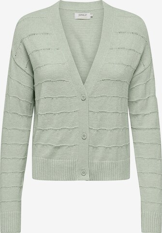 Cardigan 'KATIA' ONLY en vert : devant