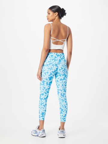 ROXY Skinny Workout Pants 'SEE THE GOOD' in Blue