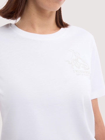 Trussardi - Camiseta en blanco