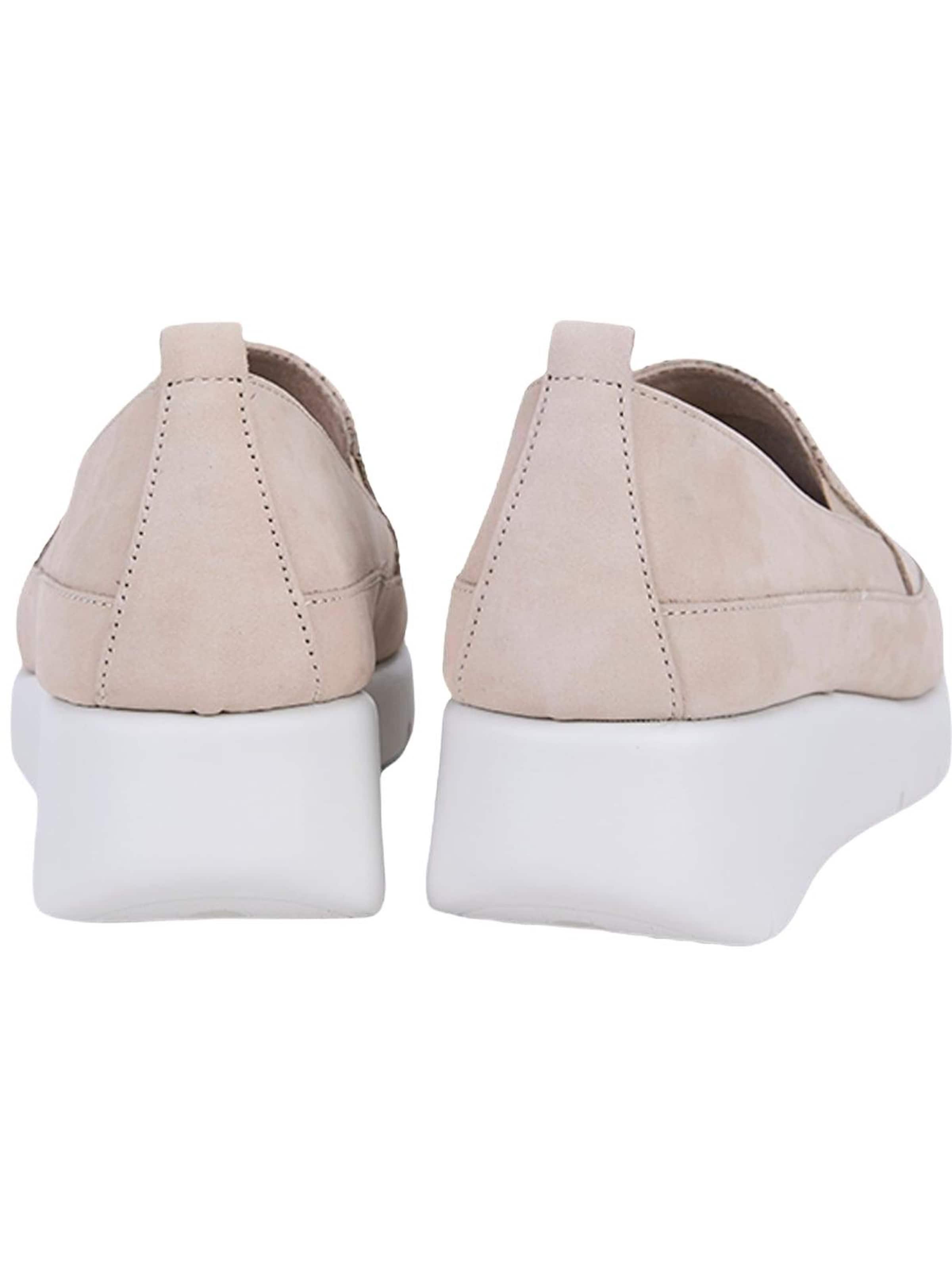 Desa - Zapatos bajos 'DESA Damen DesaComfort Perforierte Keilschuhe aus Leder' en beige