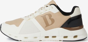 Sneaker bassa di Boggi Milano in beige: frontale