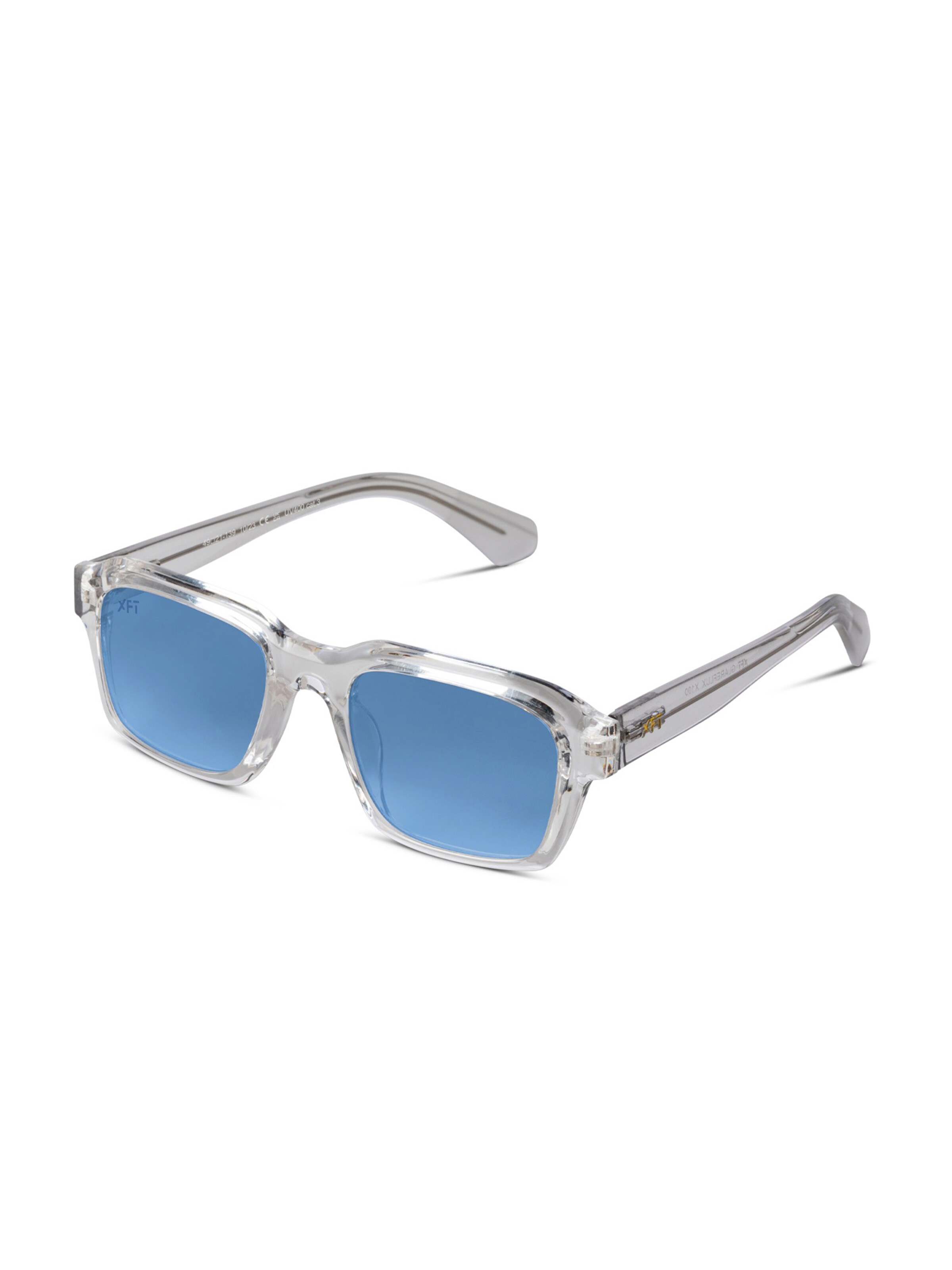 X Frame Therapy Sunglasses 'Glareflux Sun' in Blue: front