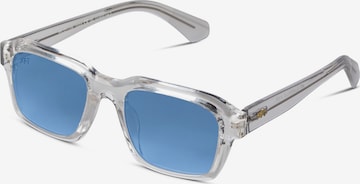 X Frame Therapy Sonnenbrille 'Glareflux Sun' in Blau: Vorderseite