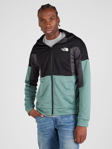 Veste en polaire fonctionnelle 'Mountain Athletics' THE NORTH FACE en vert : devant