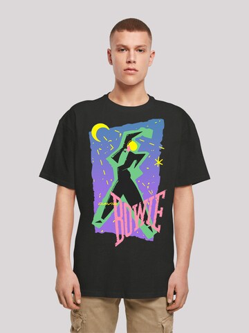F4NT4STIC Shirt 'David Bowie ' in Zwart: voorkant
