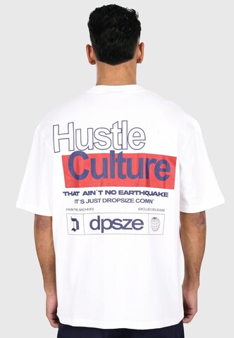 Dropsize Shirt in Wit: voorkant