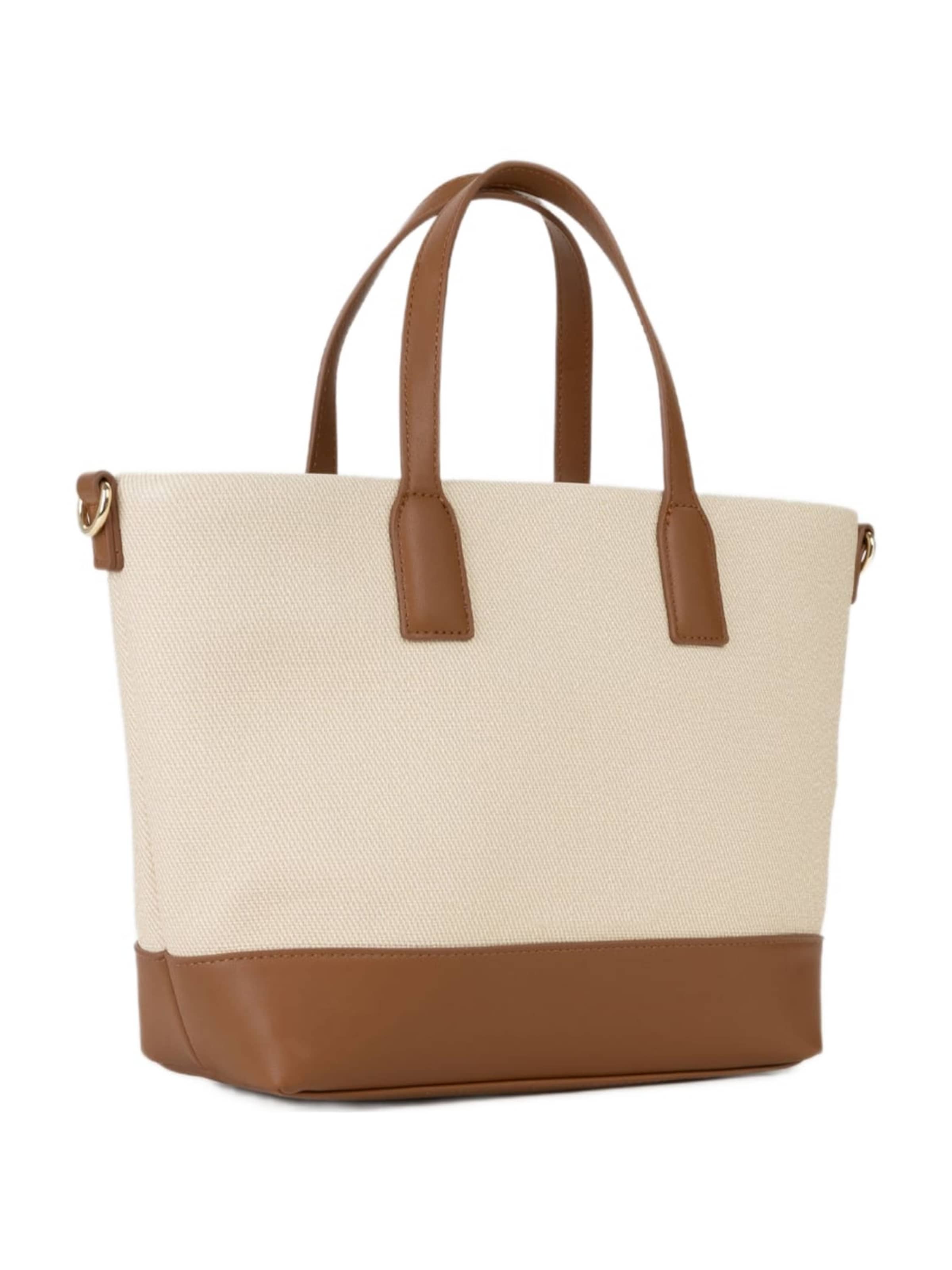 VALENTINO Shopper 'Valentino Sac Cabas Atena Marron Femme Naturale/Cuoio' i brun