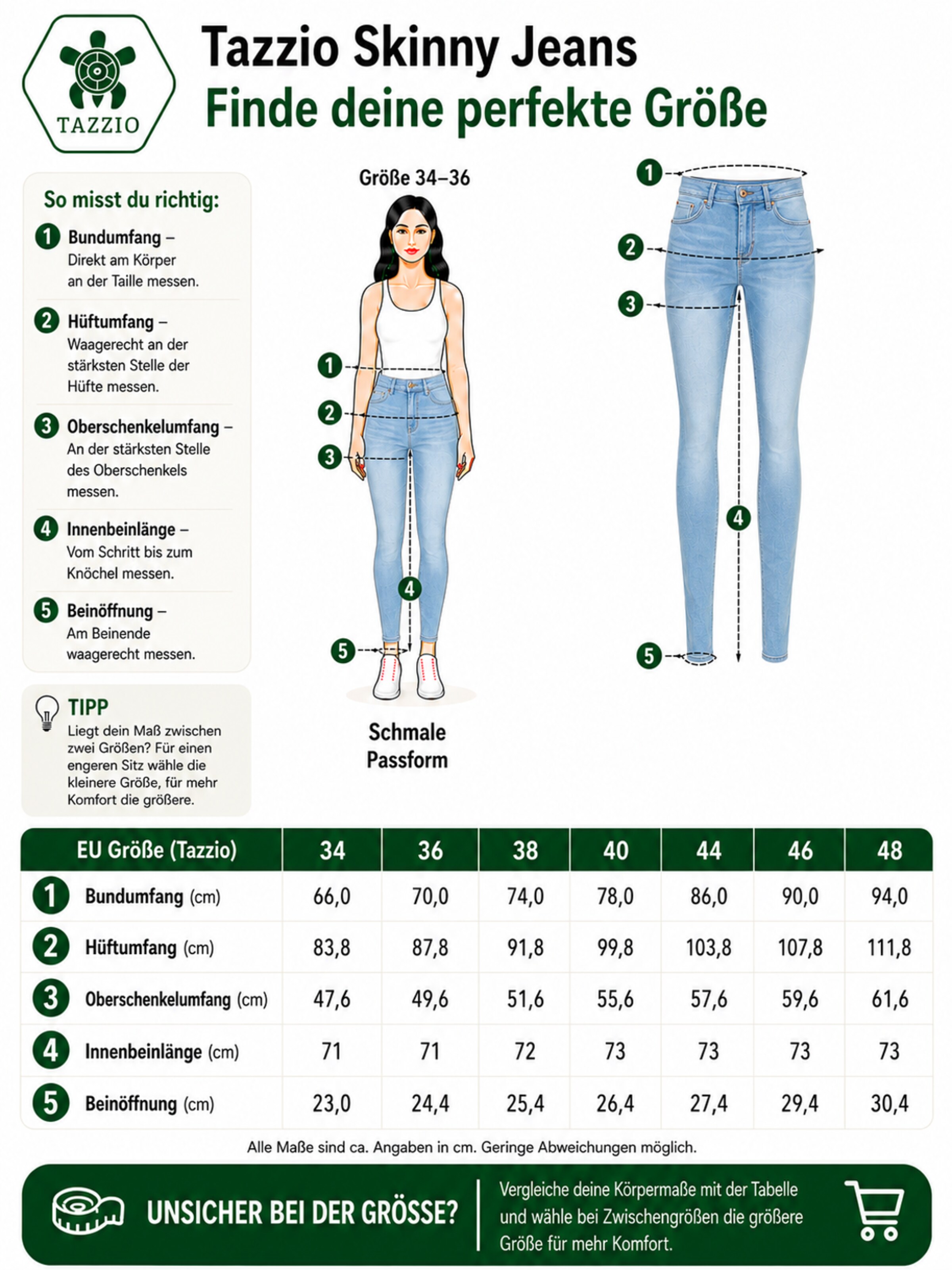 Tazzio Skinny Jeans 'F107'‌‌‌‌‌‌‌‌‌ in Blau
