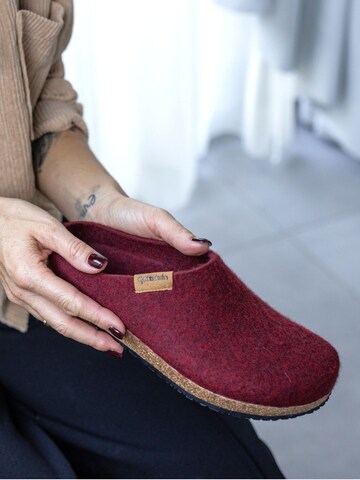 Stegmann Clogs 'Filzclogs Stegmann 208' in Red