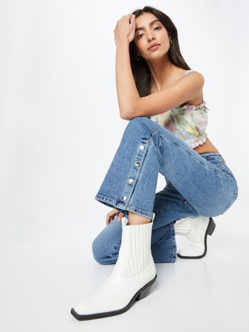 ONLY Flared Jeans 'Hailey Life' in Blauw