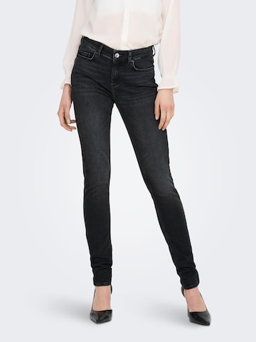 Skinny Jean 'Blush' ONLY en noir : devant