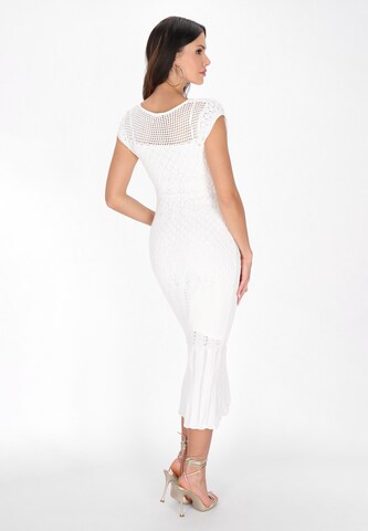 faina Knit dress 'Fashion Look' in White