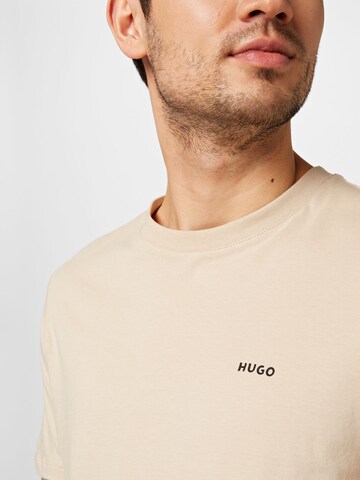 HUGO Red - Camisa 'Dero' em bege