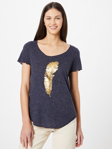 VERO MODA T-shirt 'LUA' i blå: framsida