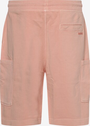 BOSS Orange Regular Pants 'Sefade' in Orange