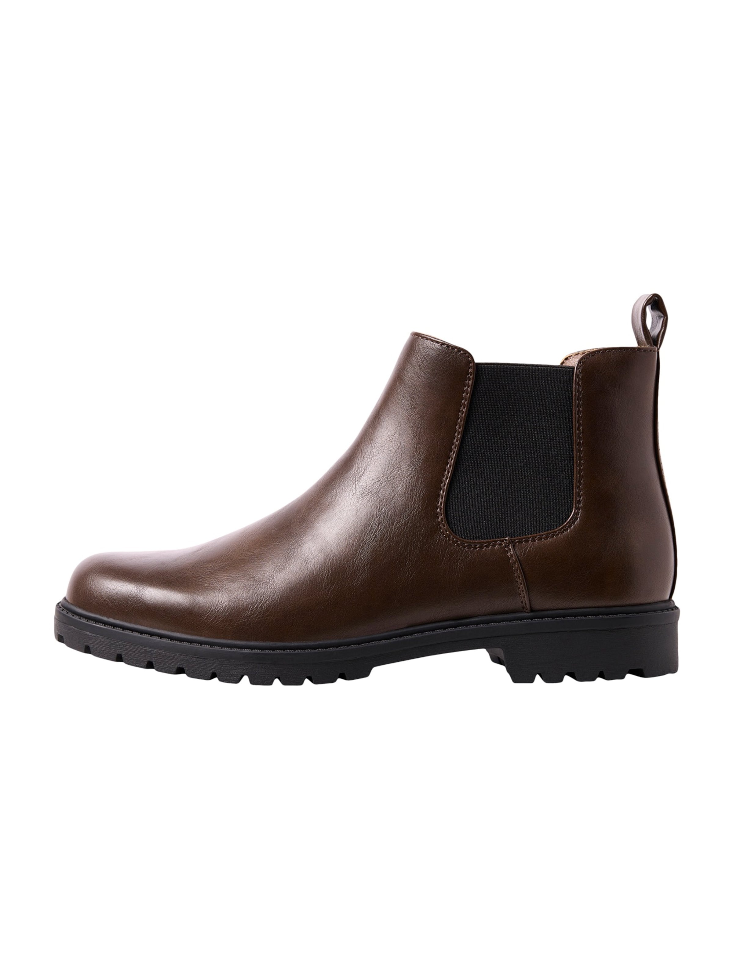 JACK & JONES Chelsea Boots 'JFWDUNELAND' in 40 in Dark brown, Item view