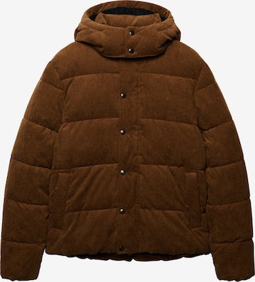 Superdry & Co Winterjas 'Premium' in Bruin: voorkant