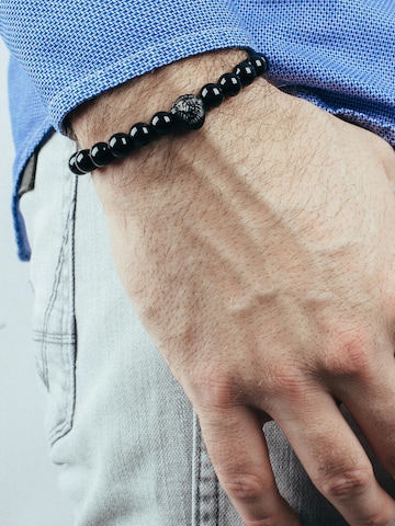 Akitsune Armband 'Regis' in Schwarz