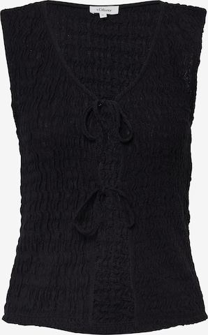 Gilet s.Oliver en noir : devant