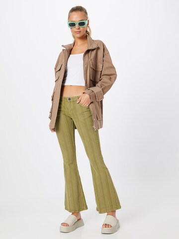 Evazați Jeans de la BDG Urban Outfitters pe verde