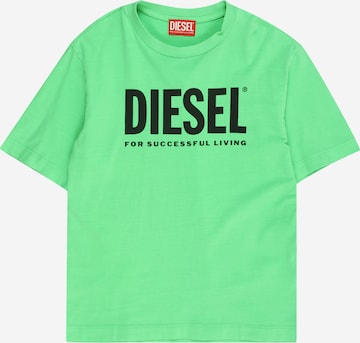 Maglietta 'TNUCI' di DIESEL in verde: frontale