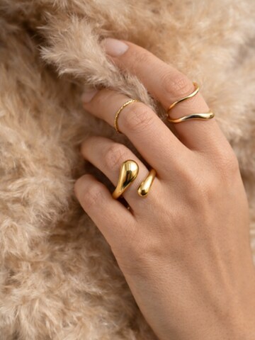 Pure Schmuck Ring 'Moon'‌‌‌‌‌‌‌‌‌ in Gold