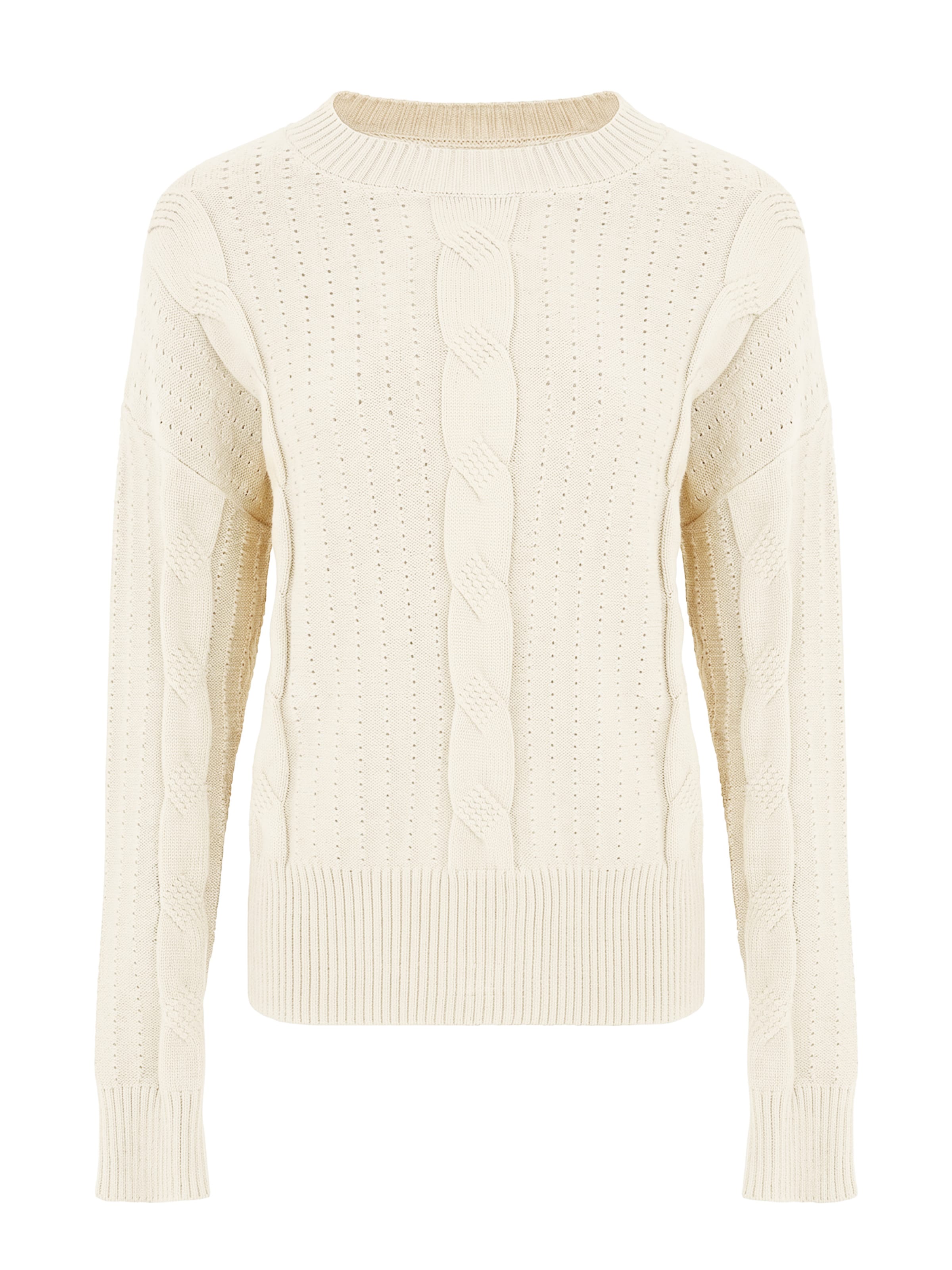 Pull-over Imily Bela en beige : devant