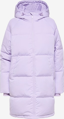 Manteau d’hiver 'Mina' SELECTED FEMME en violet : devant