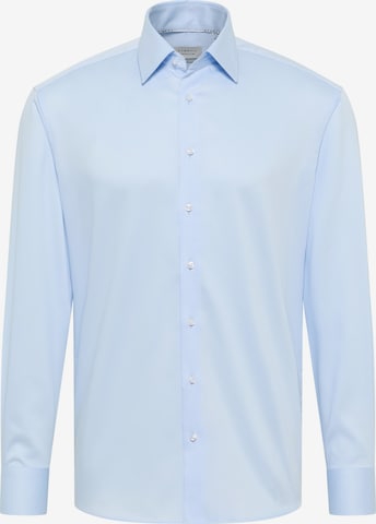 ETERNA Regular fit Zakelijk overhemd in Blauw: voorkant